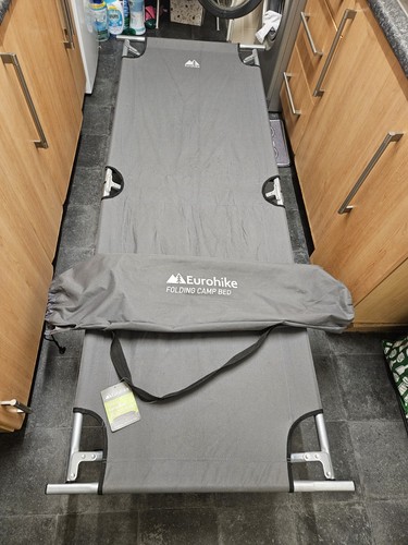 Eurohike folding camp bed - eurohike,