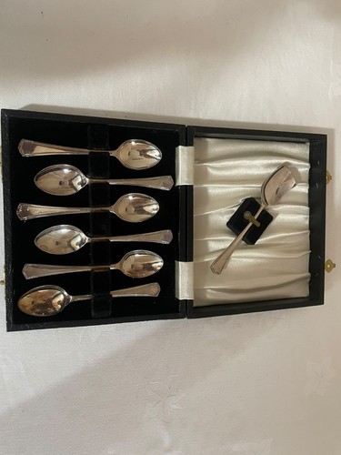 Vintage cased set epns - vintage,