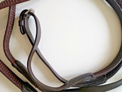 Brown leather rubber - 3/4",