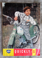 Vintage, NSU QUICKLY - S MOPED, Sales Brochure c1957, #DW 2048 320 11720