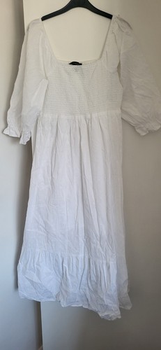 Primark white summer dress - white,
