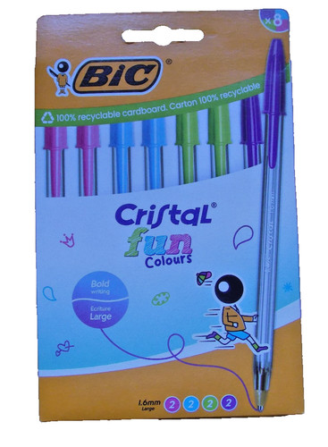 Bic cristal fun colours pens - bic,