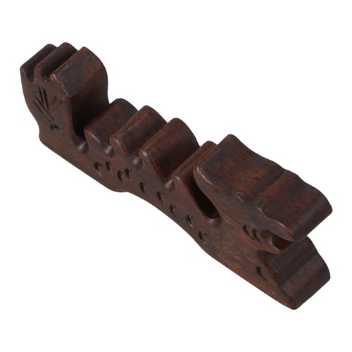 Practical wooden brush holder - wooden,