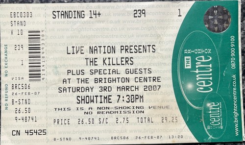 The killers 2007 - the, brighton