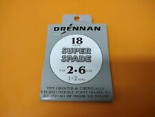 DRENNAN SUPER SPADE BARBED HOOKS TO NYLON