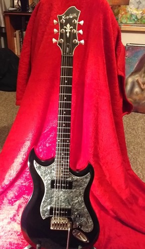 Hagstrom f200p black electric - black,