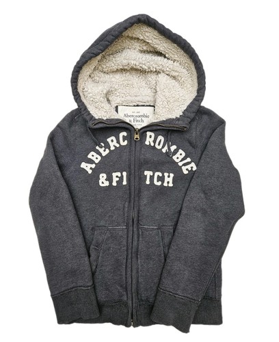 Abercrombie fitch grey faux - fitch,