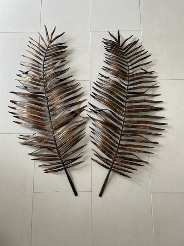 Set large metal palm - large, leaf