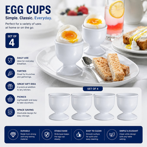 Egg cup set breakfast - x,