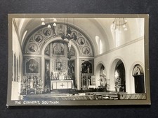 The Convent Interior Southam Warwickshire Real Photo Vintage Postcard J23