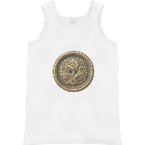 Vintage floral button adult - floral,