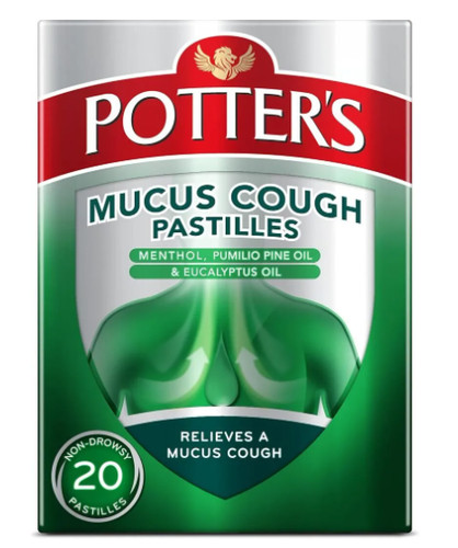 Potters mucus cough 20 - mucus,