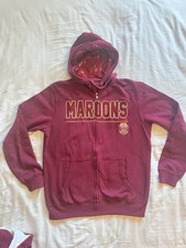 Queensland Hoodie Maroons Medium Hoodie Zip NRL Official Product Ex Con