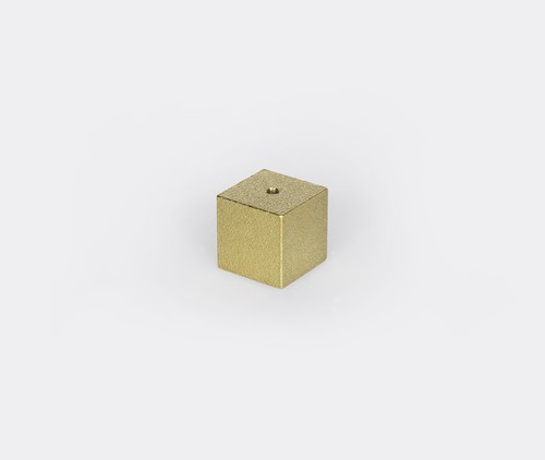 Brass cube japanese incense - japanese,