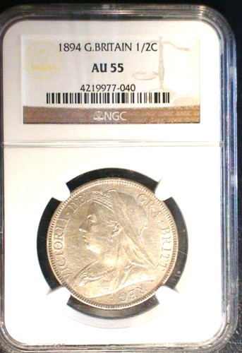 1894 great britain half crown - great,
