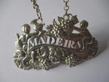 MADEIRA  silver decanter label hallmarked 1806 Mathew Linwood - 15.8 antique