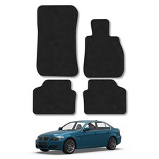 BMW 3 Series 2005-2013 [E90/E91] Car Mats Black Carpet Tailored Fit Easy Clean