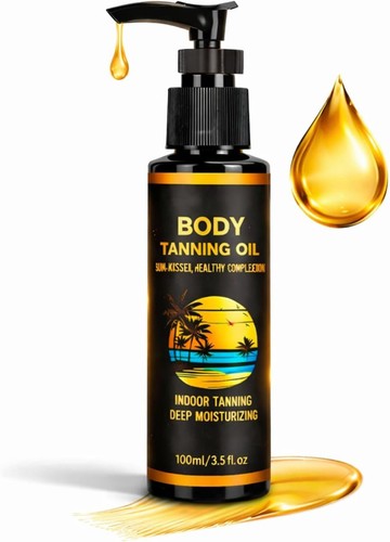 Tanning accelerator oil - tanning, for