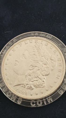 1884 silver morgan dollar - silver,