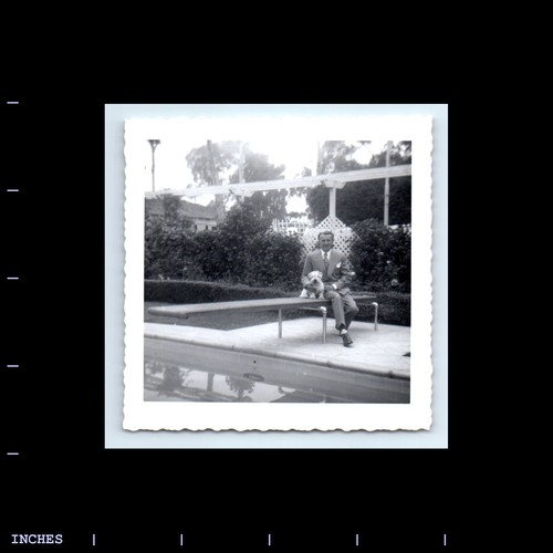 Vintage square photo - photo, with