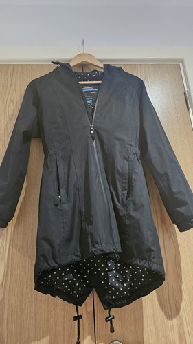 Trespass coat blue white spots - coat,