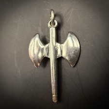 Vintage 925 Silver Double Axe
