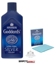 Goddards Silver Jewellery Polish Cloth Cleaner Cleans Long Term Protects Shine