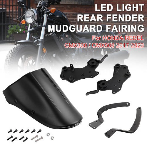 Led light rear fender mudguard - light,