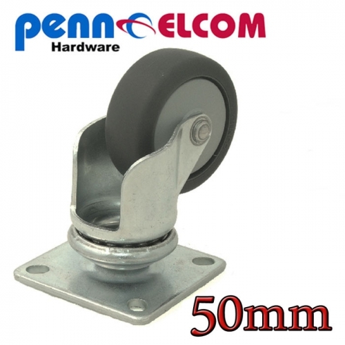 50mm zinc swivel castor with - zinc,
