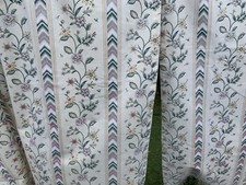 Pair Vintage Dorma Curtains Jenny Wren Cotton Mix Washable UK W66” D60” (B12