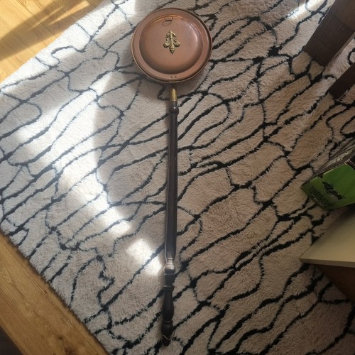 Vintage copper and brass bed - copper,