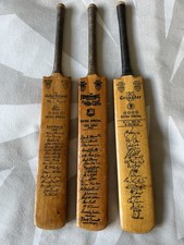 Vintage Miniature Cricket Bats