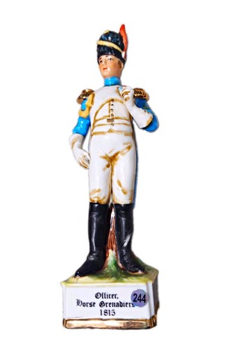 Royal dux porcelain officer - dux,