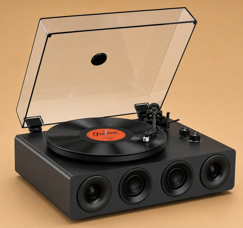 One turntable vinyl - one,
