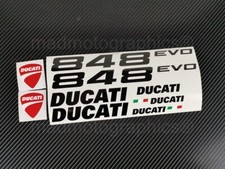 high quality vinyl oem size DUCATI 848 EVO fairing tank stickers decals 848Evo