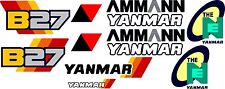YANMAR B27 DIGGER DECAL SET