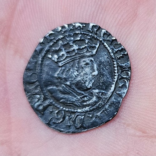 Henry viii silver halfgroat - viii,