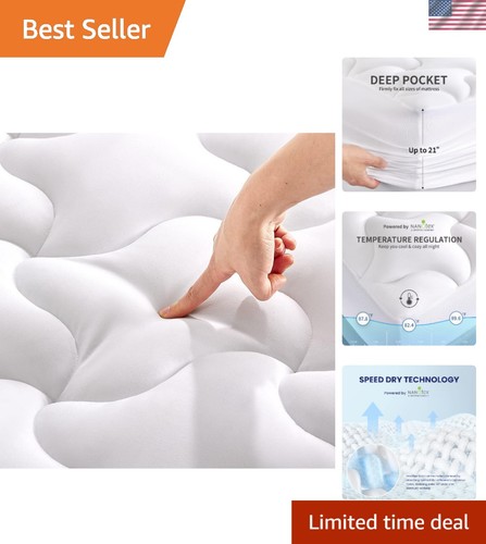 Quilted fitted twin mattress - twin,
