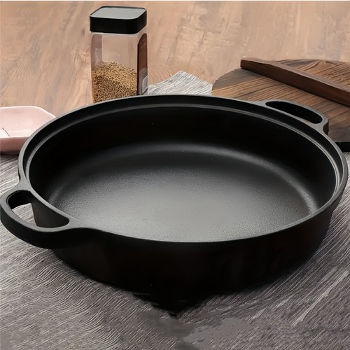 Cast iron cookware frying pan - iron,
