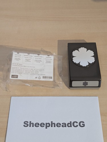 Stampin large flower - flower, /