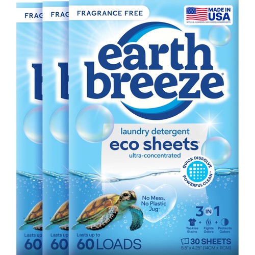 Earth breeze laundry detergent - breeze,