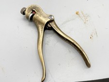 Vintage brass saw set pliers - saw,