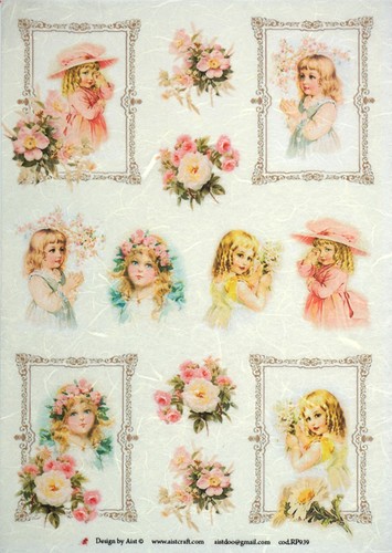 Vintage rice paper - vintage,