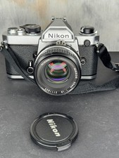 nikon fm with nikon nikkor 50mm f 1.8 standard lens