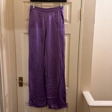 Zara lilac silk style straight