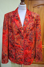 Womens  BASLER  Lined Blazer  Jacket, Size 44 (F/46, UK18, XL), VGC !