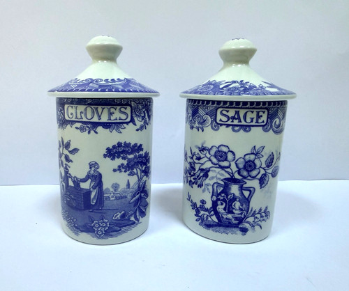 Set vintage spode blue - spode,