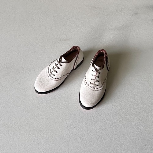 Mini doll white leather - mini,