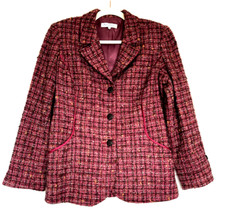 PENNY PLAIN Jacket 14 Burgundy