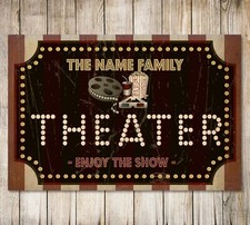 PERSONALISED Theater Sign